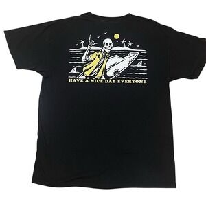 Call Your Mother Shark Infestation Tshirt Unisex Black Skull Surf Beach